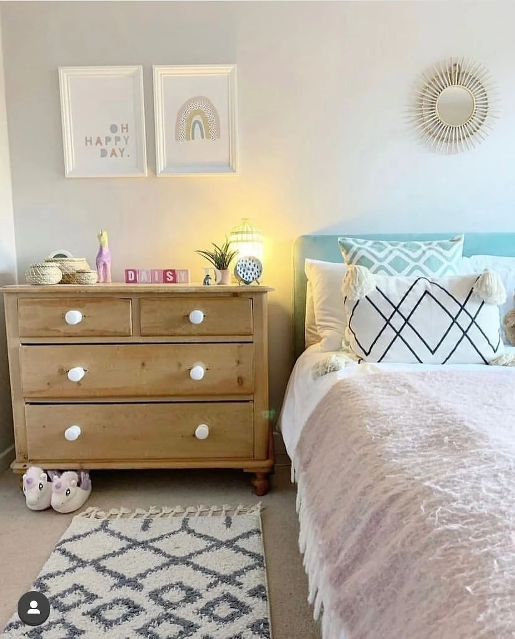 Spell Out Her Name with Personalized Blocks on the Dresser