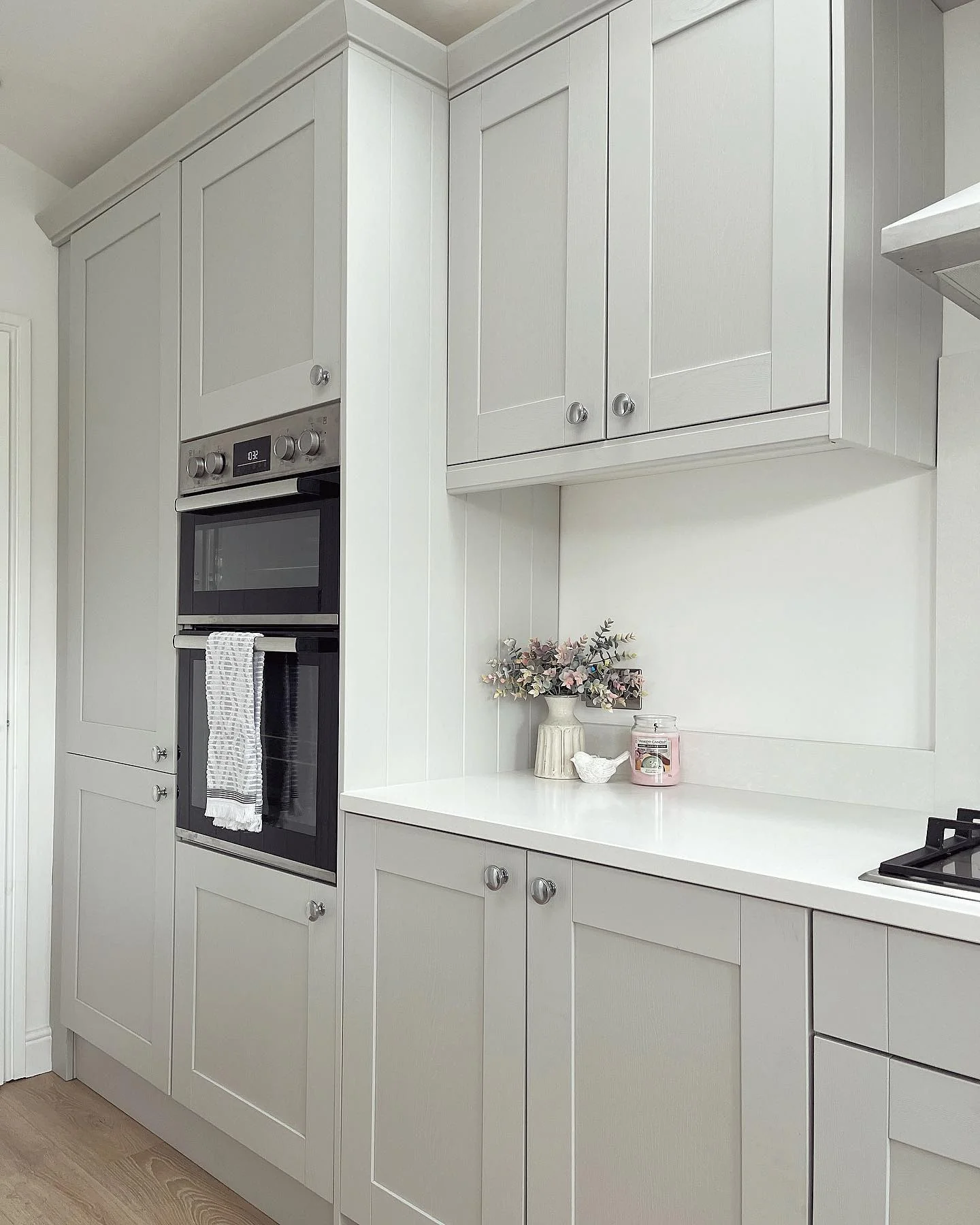 Shaker Cabinets Frame Double Ovens