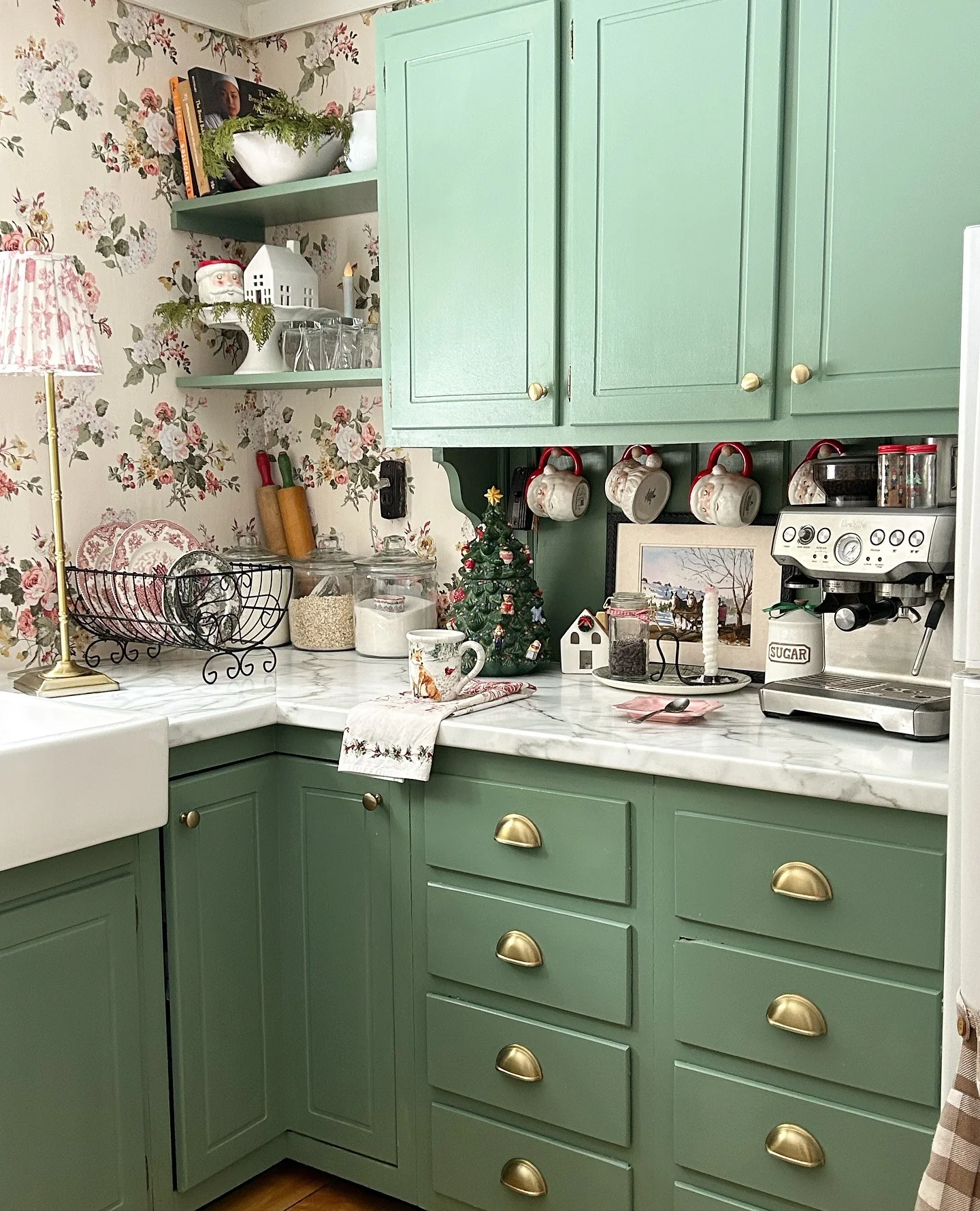 Warm Up Your Kitchen with Sage Green Cabinets