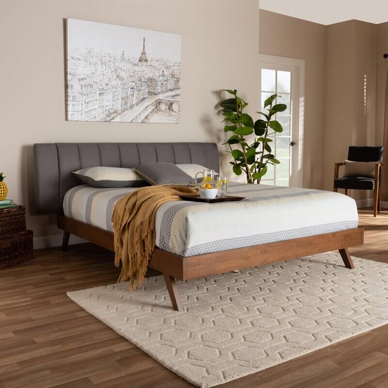Soften Your Bed with a Channel-Tufted Headboard