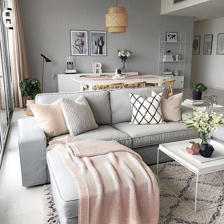 Drape a Pink Knit Throw for Soft Texture
