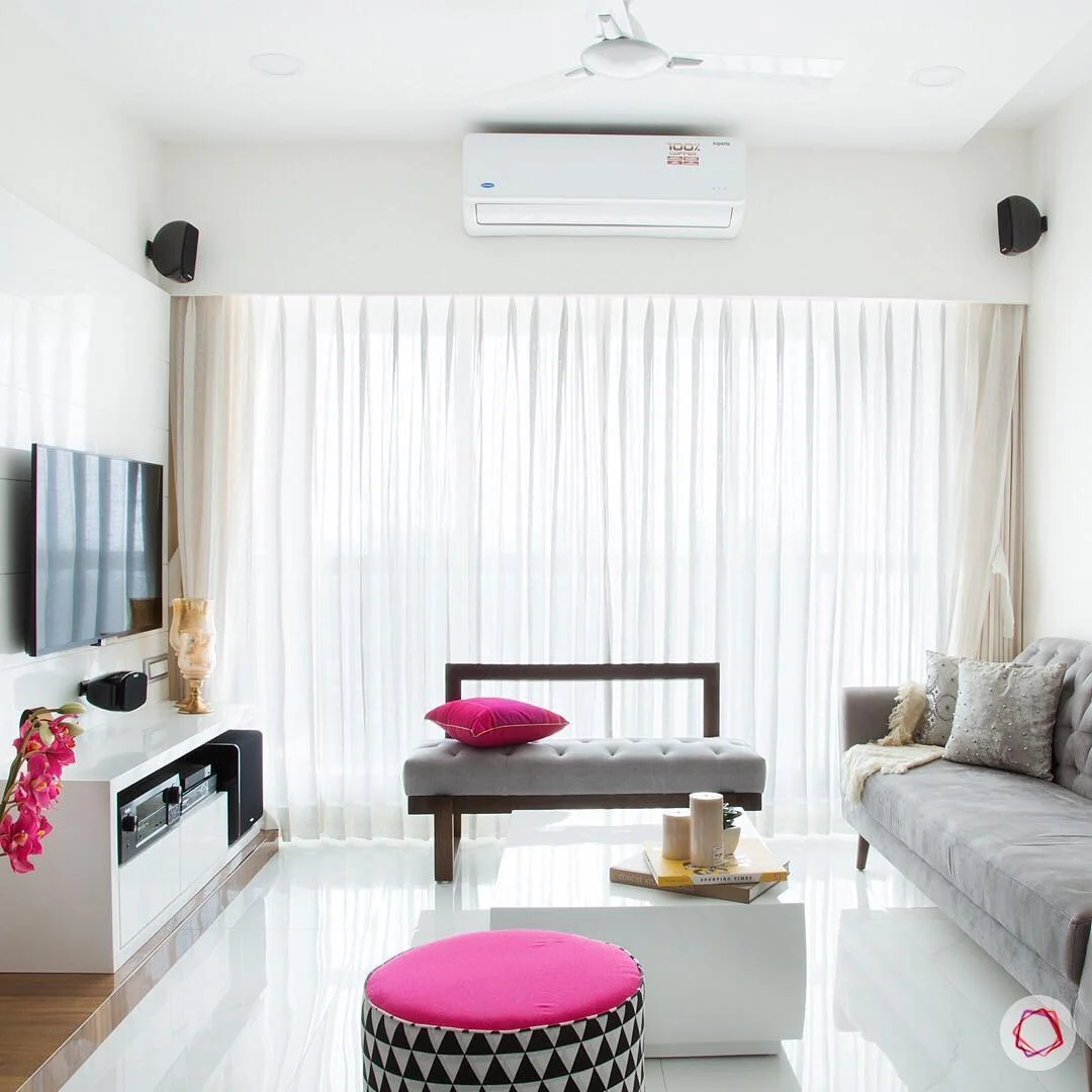Incorporate a Cheerful Geometric Pouf