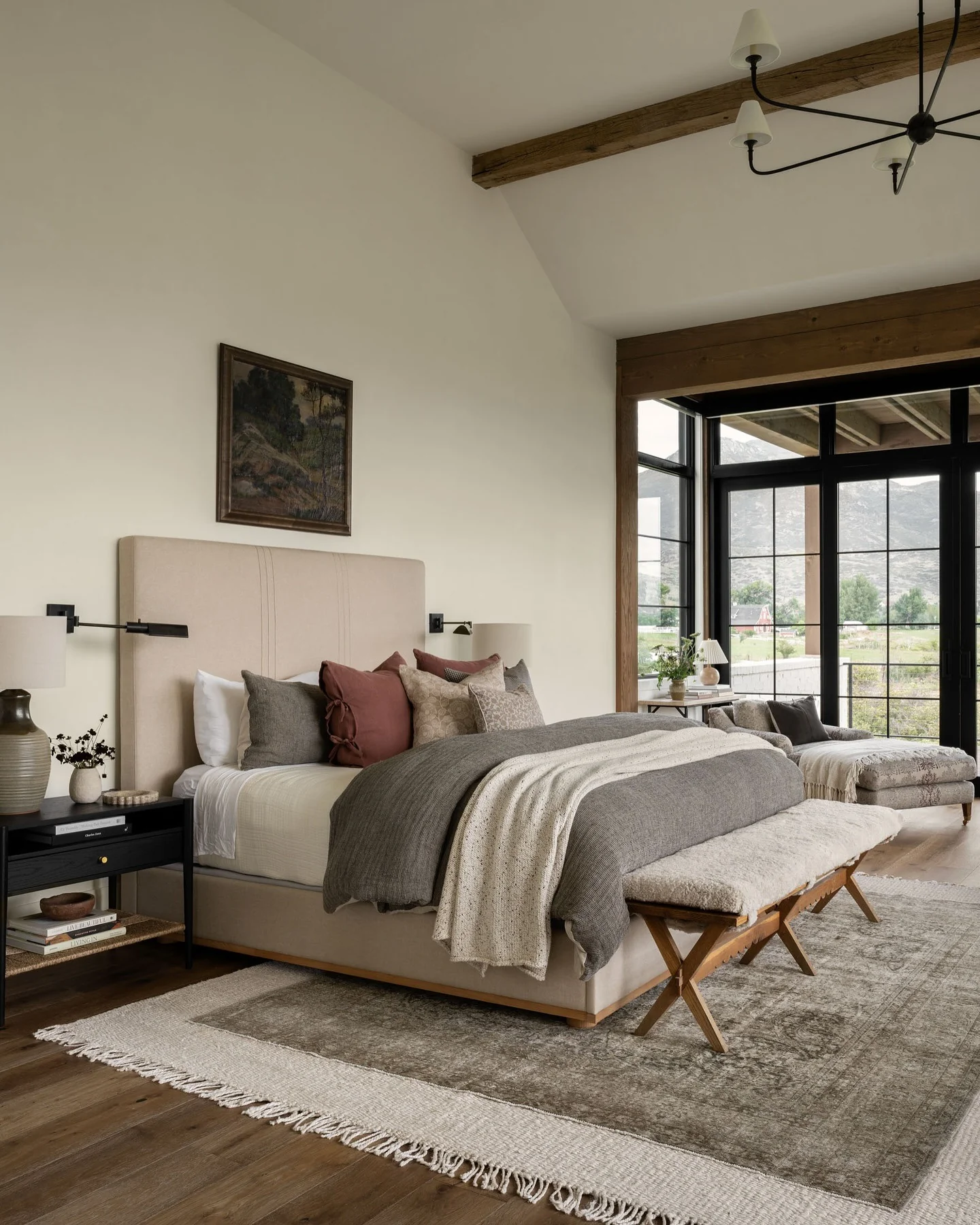 Layered Rugs Define Your Cozy Seating Area