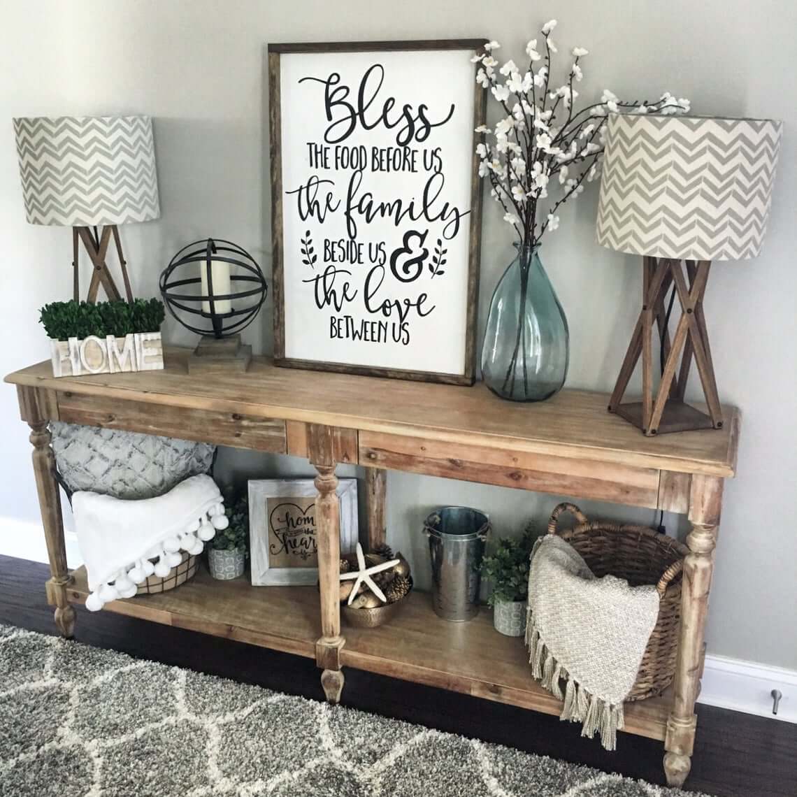 Share a Family Blessing with a Large Framed Sign