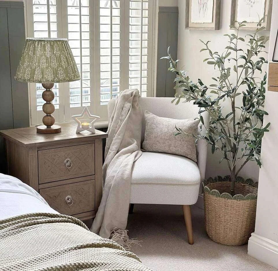 Warm Up Your Nightstand with a Wooden Sphere Lamp