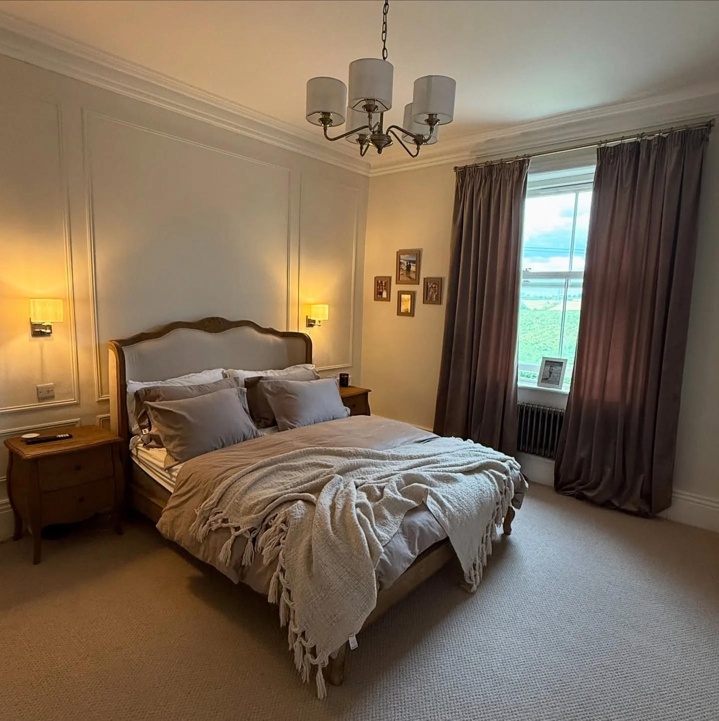 Frame Your Bed with Paneled Walls