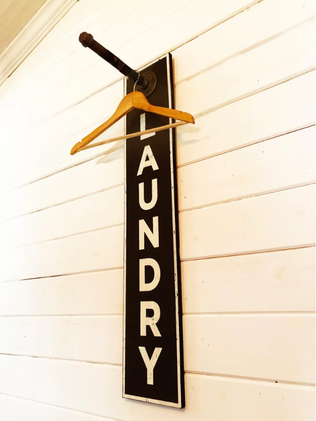 Industrial Pipe Hook for Hanging Laundry Hangers
