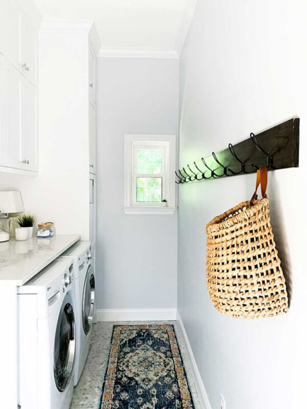 Woven Wall Basket for Laundry Room Essentials