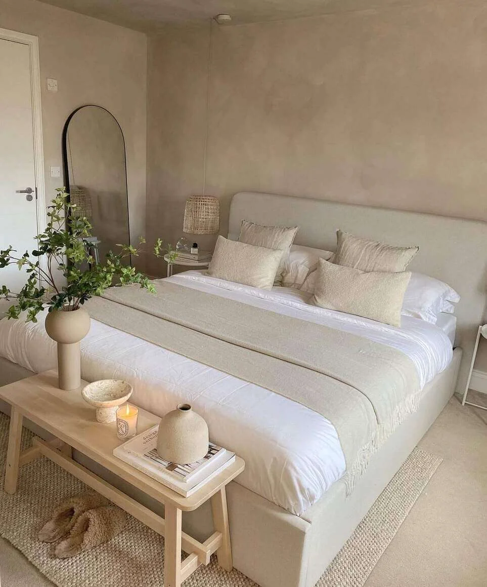 Layer Bedside Essentials on a Wooden Bench