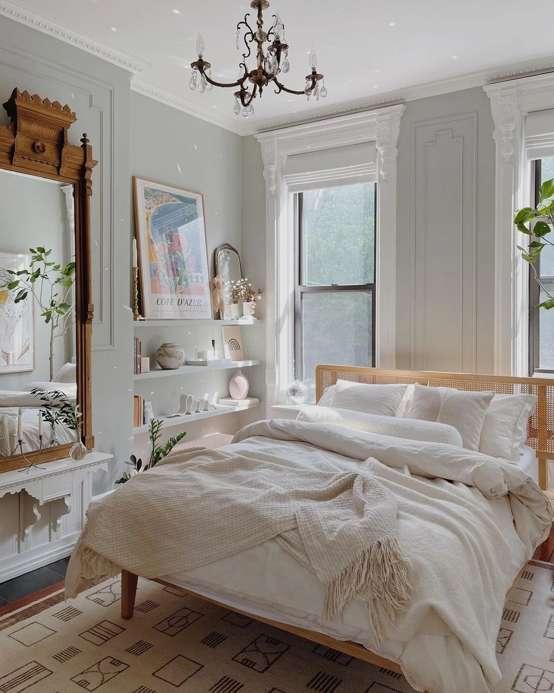 Weave in Natural Texture with a Rattan Headboard