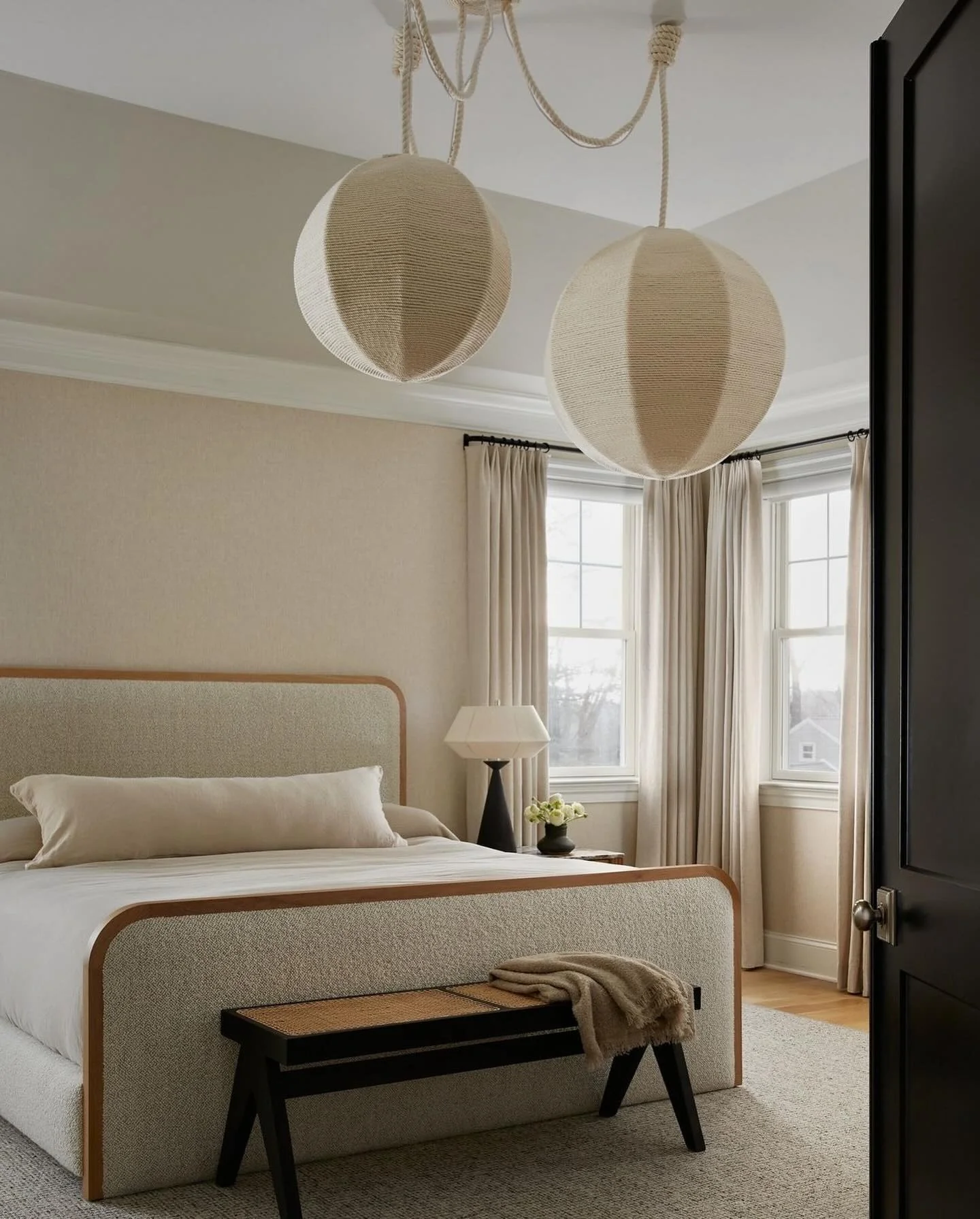 Textured Globe Pendants Add Soft, Sculptural Light