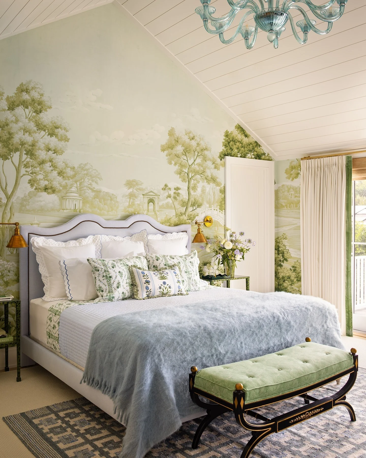 Muraled Walls Create an Enchanting, Expansive Landscape