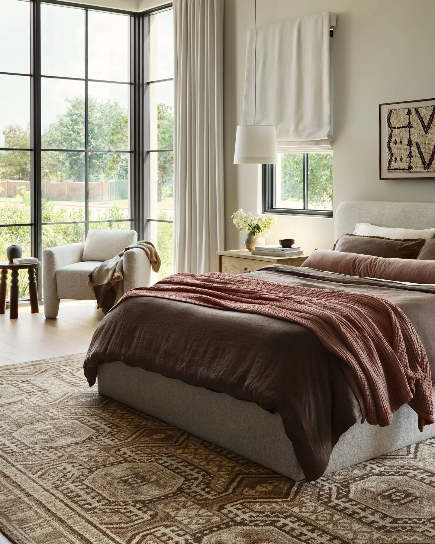 Ground the Room with a Geometric Rug