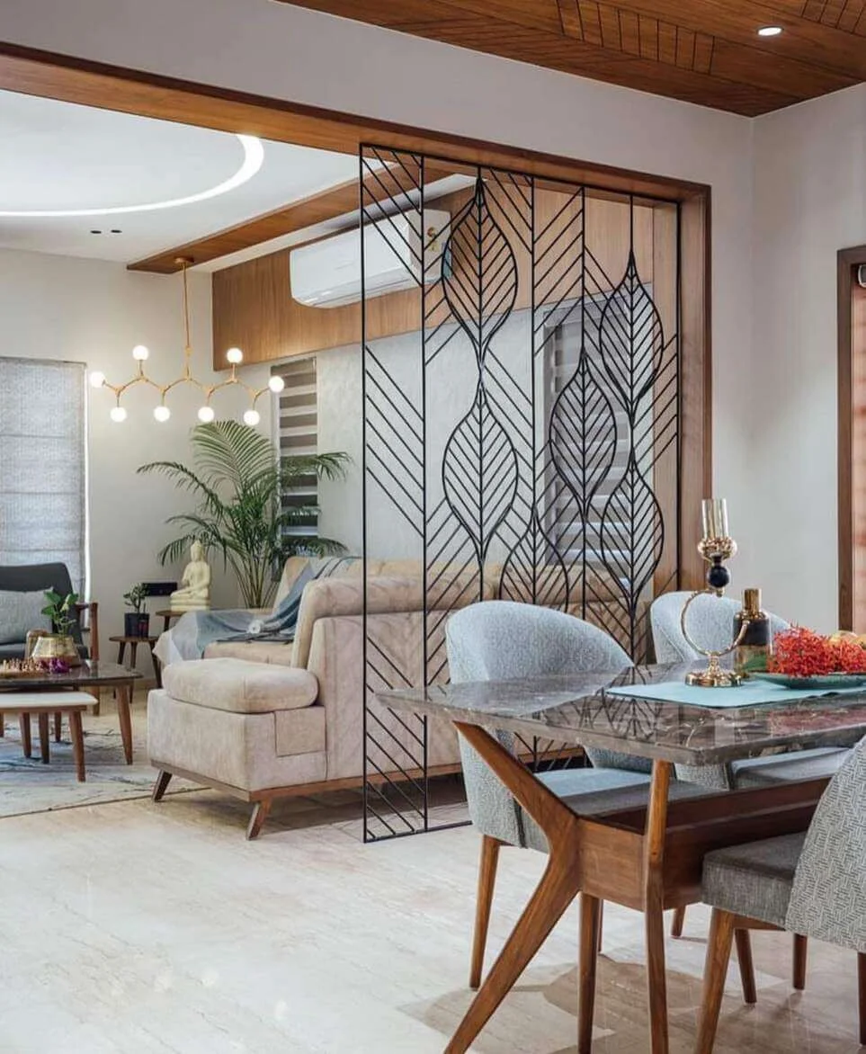 Decorative Leaf Screen for Airy Room Division