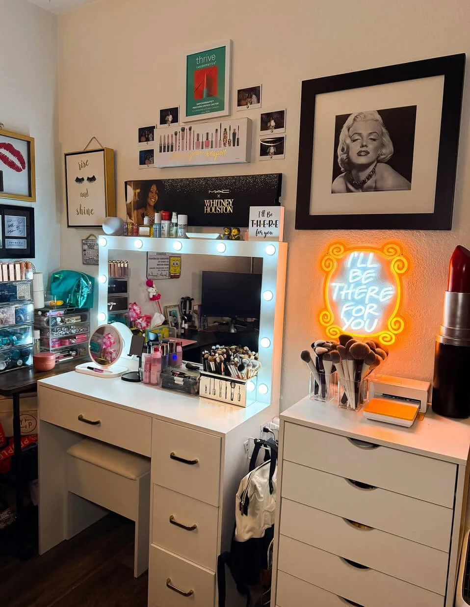 Neon Sign Adds a Playful Pop of Color to Your Vanity