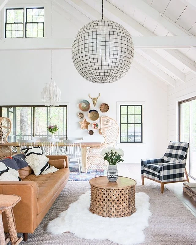 Group Baskets and Plates for a Textured Wall Display