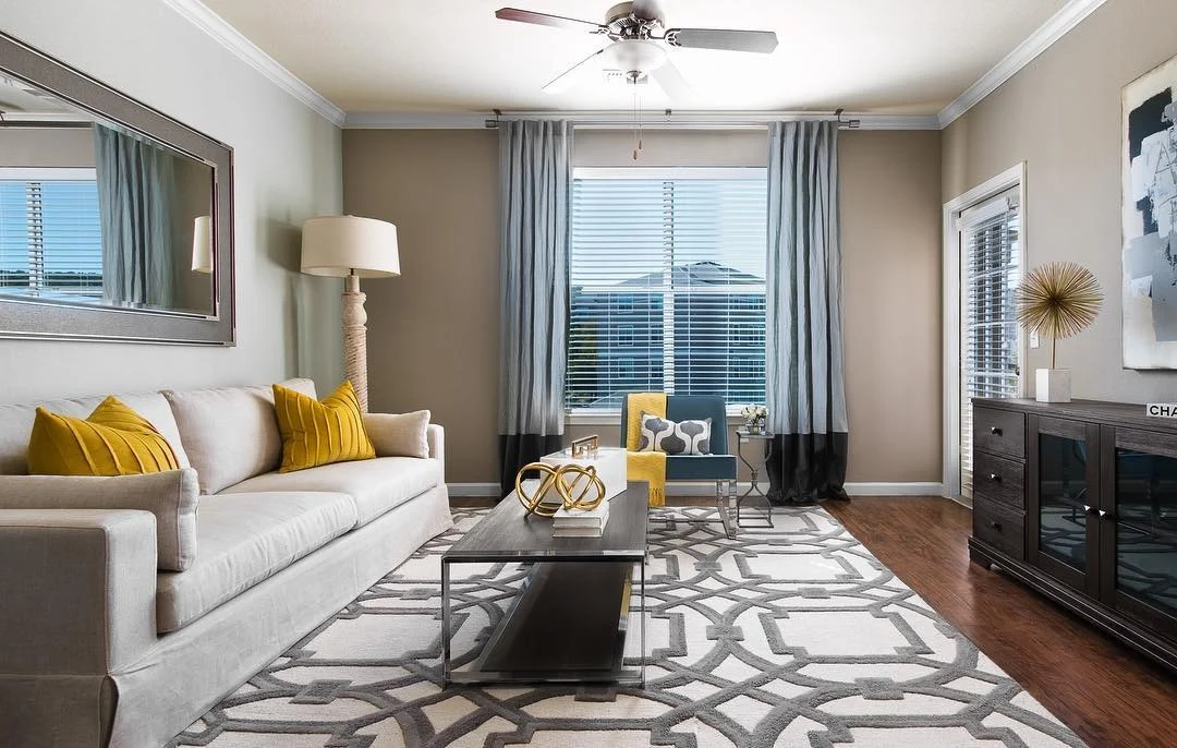 Anchor Your Palette With a Geometric Rug
