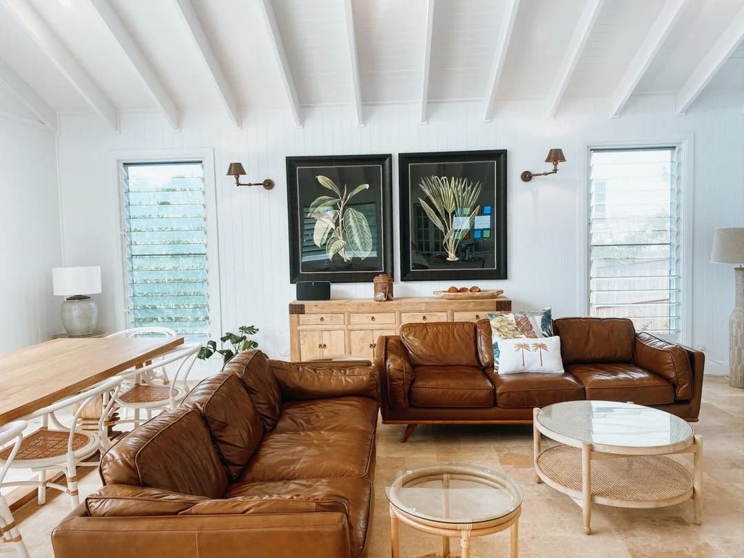 Layer Beachy Texture with Rattan Coffee Tables