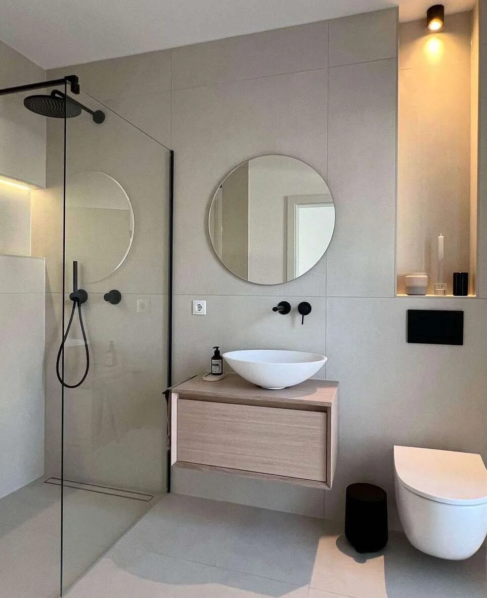 Maximize Floor Space with a Floating Wood Vanity