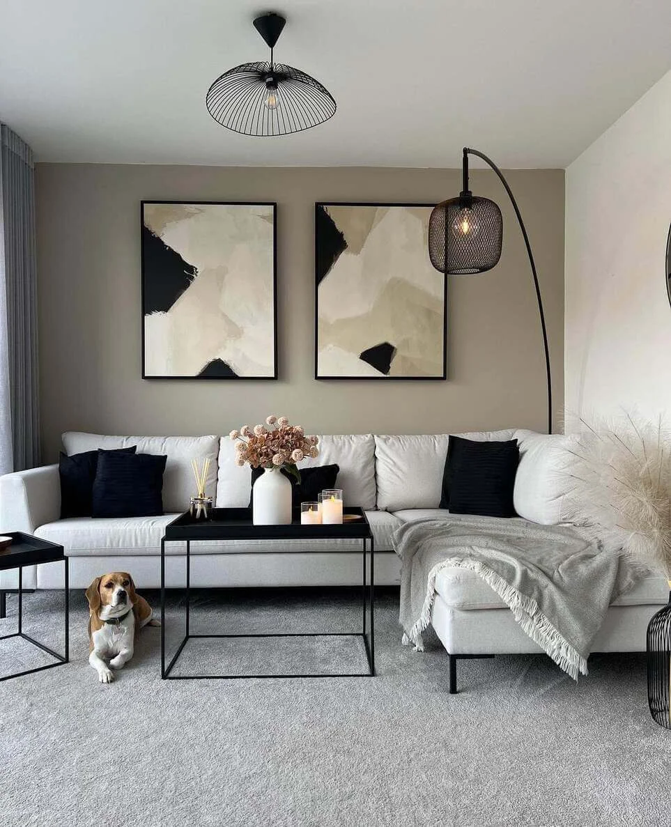 Abstract Art Prints Frame A Neutral Palette