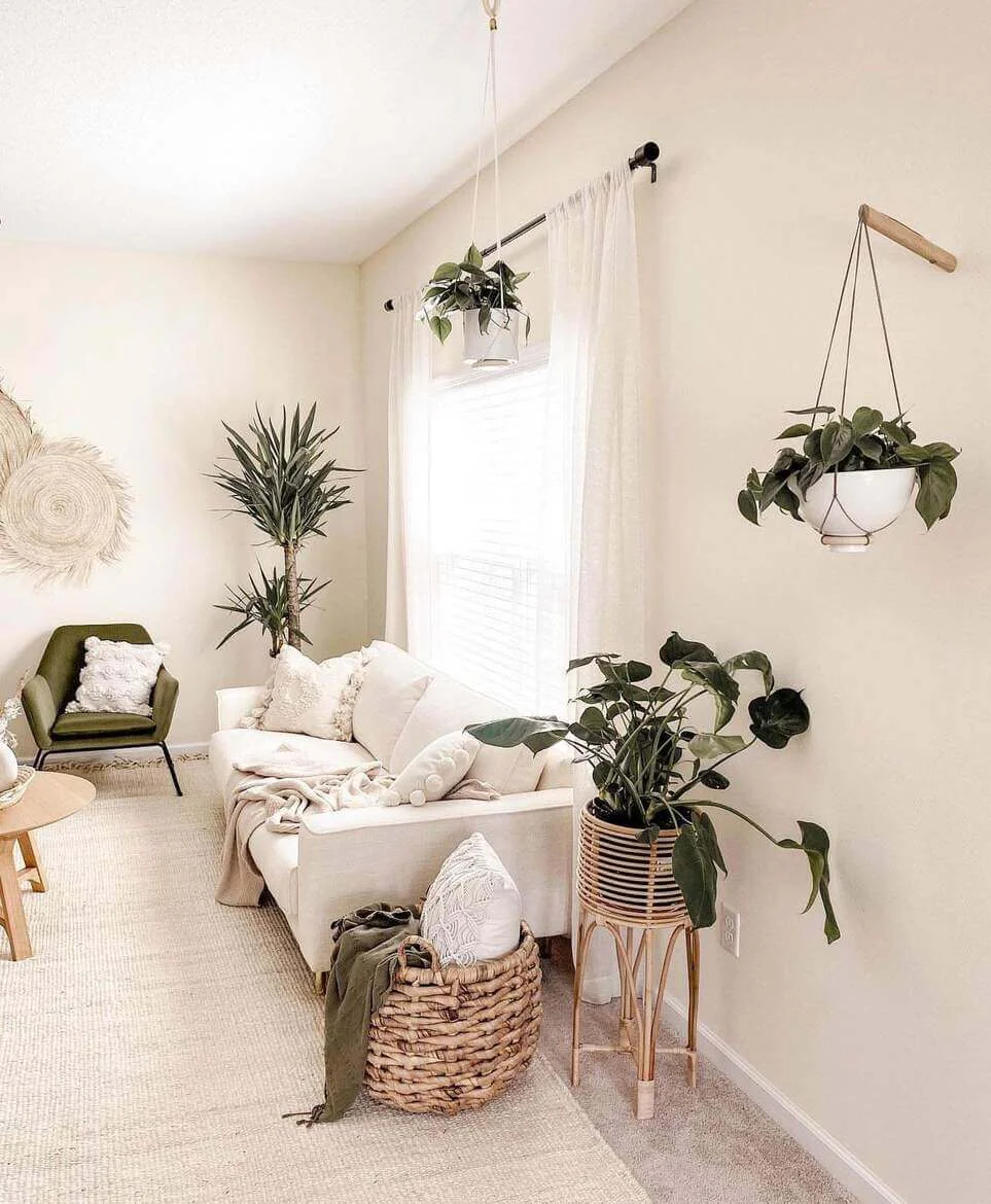 Hanging Planters Add Vertical Greenery to Walls