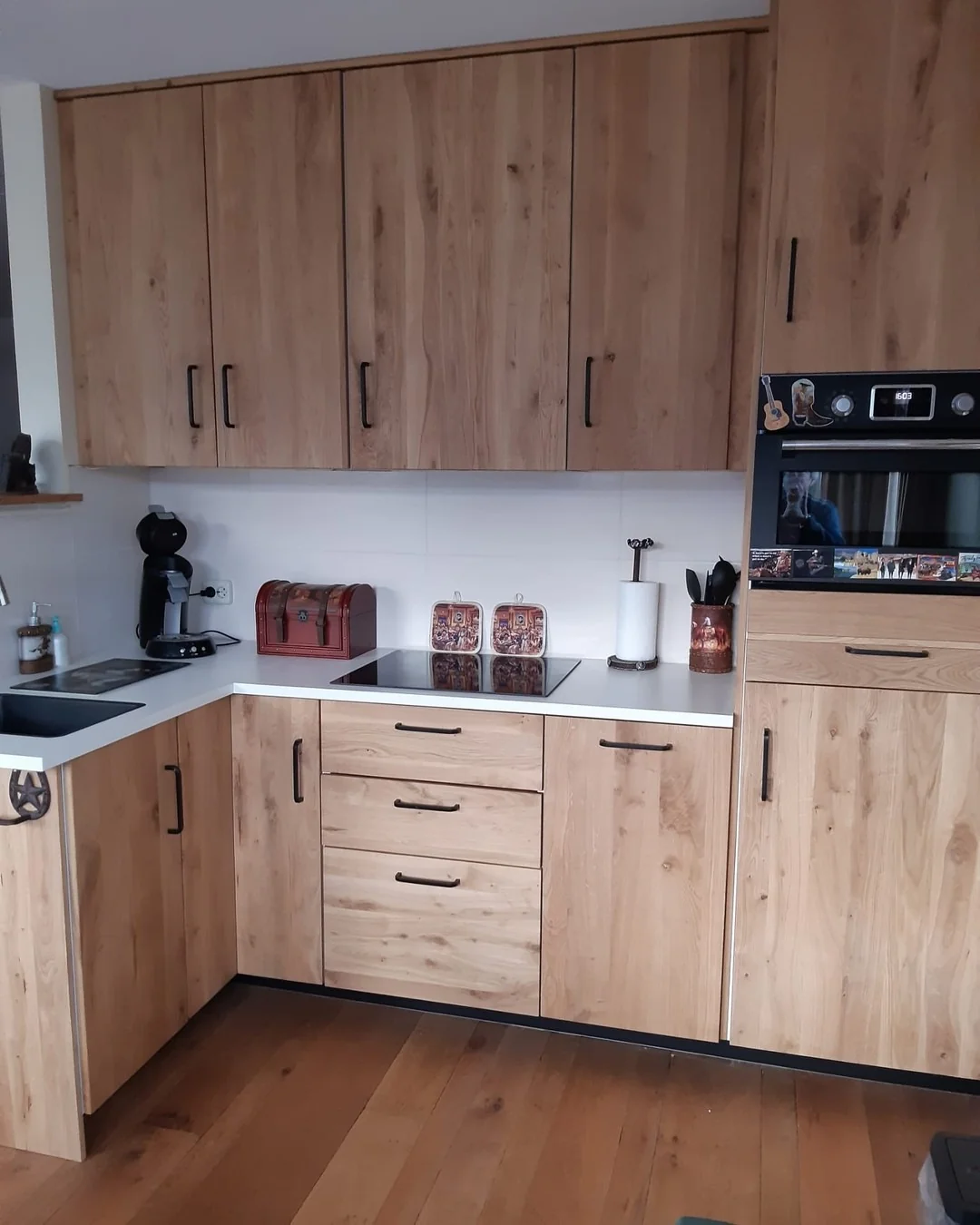 Warm Up Your Kitchen with Rustic Wooden Cabinets